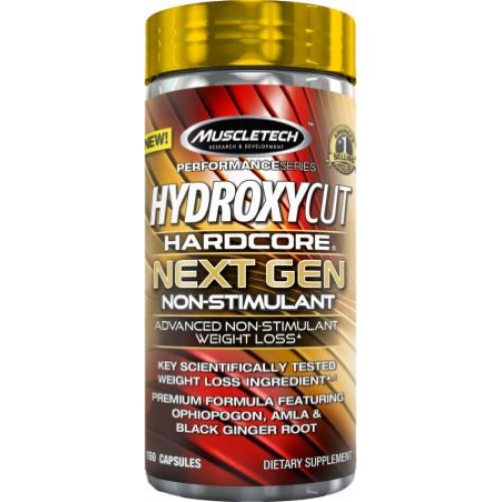 Muscle Tech, Hydroxycut, Hardcore, Next Gen, Non-Stimulant, жироспалювач