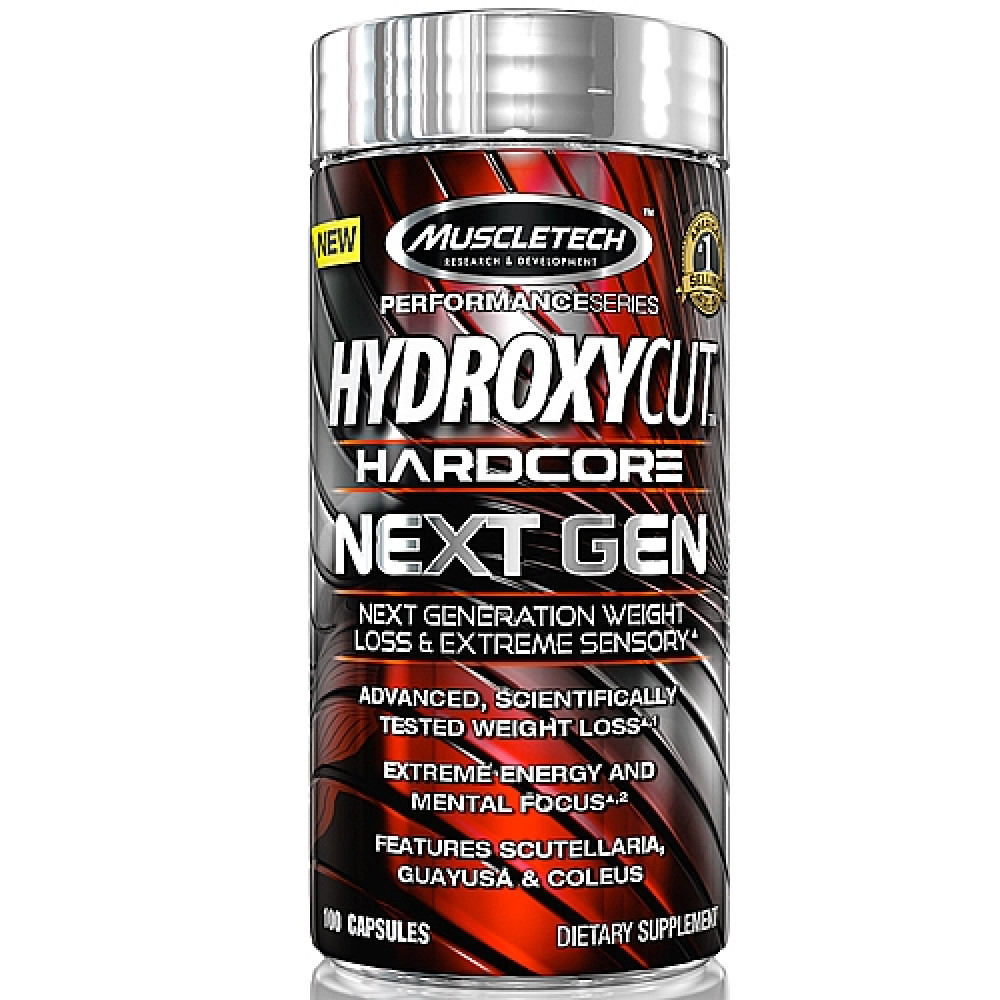 MuscleTech Hydroxycut Hardcore Next Gen, жироспалювач