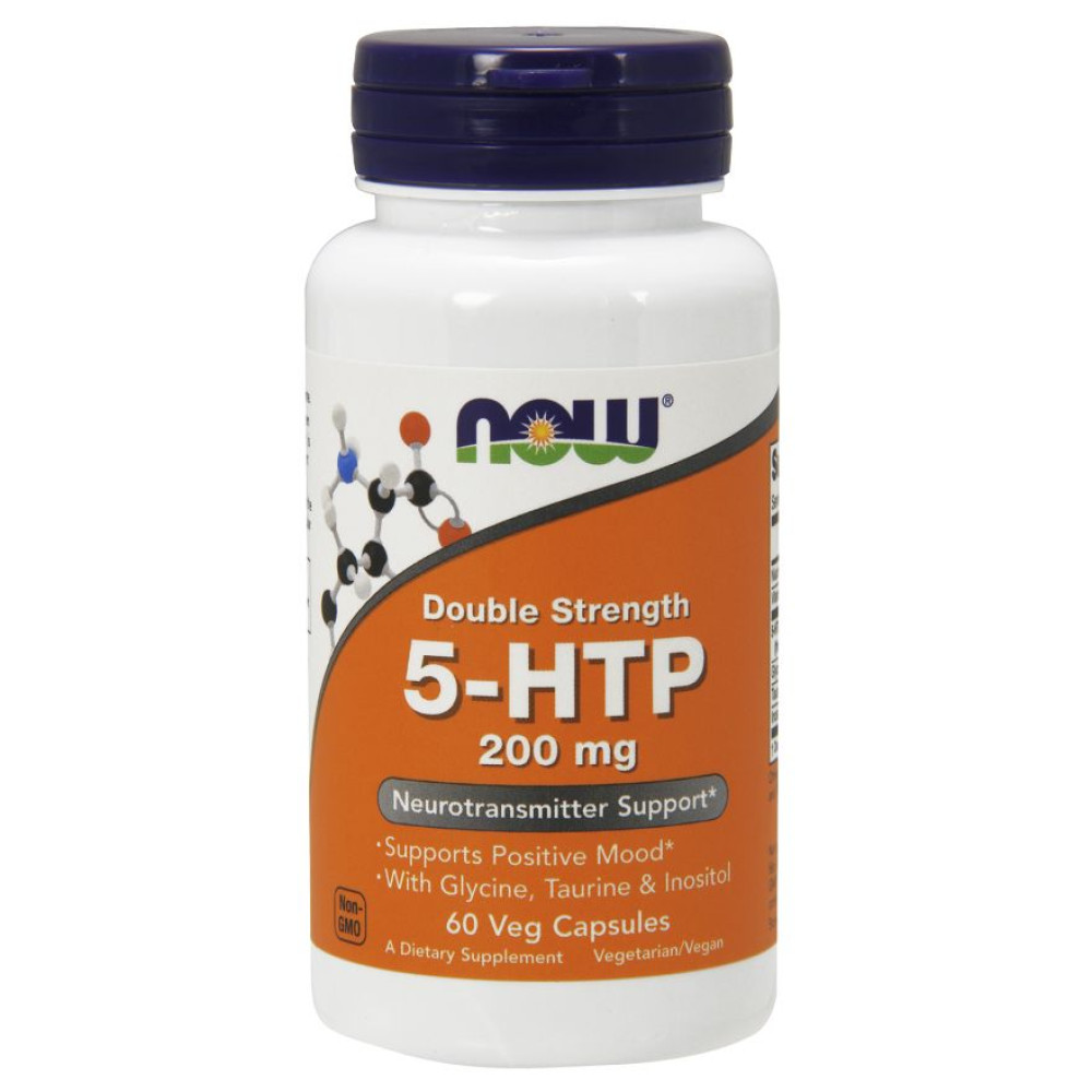 NOW 5-HTP 200 mg, триптофан