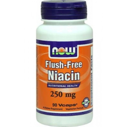 Фото NOW Flush-Free Niacin 250, ніацин