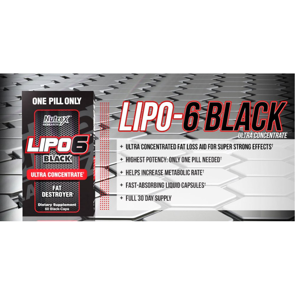 Lipo 6 Black Ultra Concentrated Ultimate Thermogenic Fat Destroyer