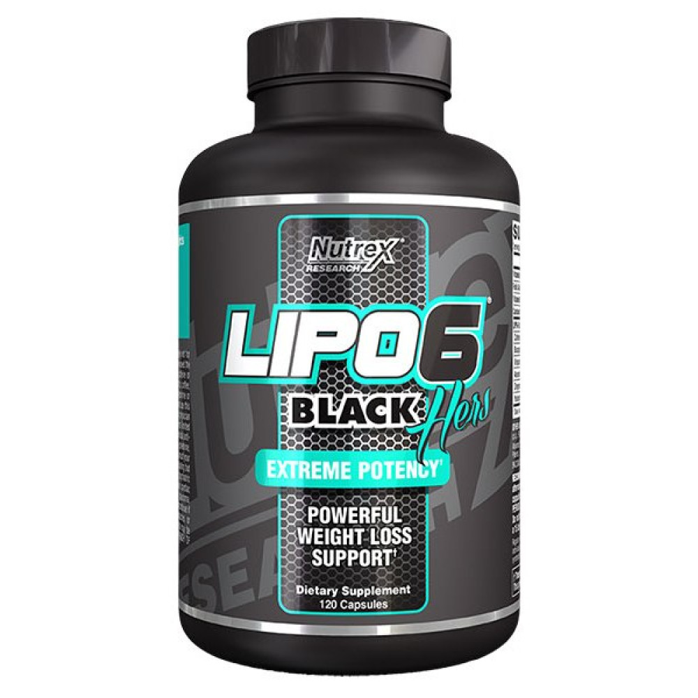 Nutrex Research Lipo 6 Black Hers, Жироспалювач