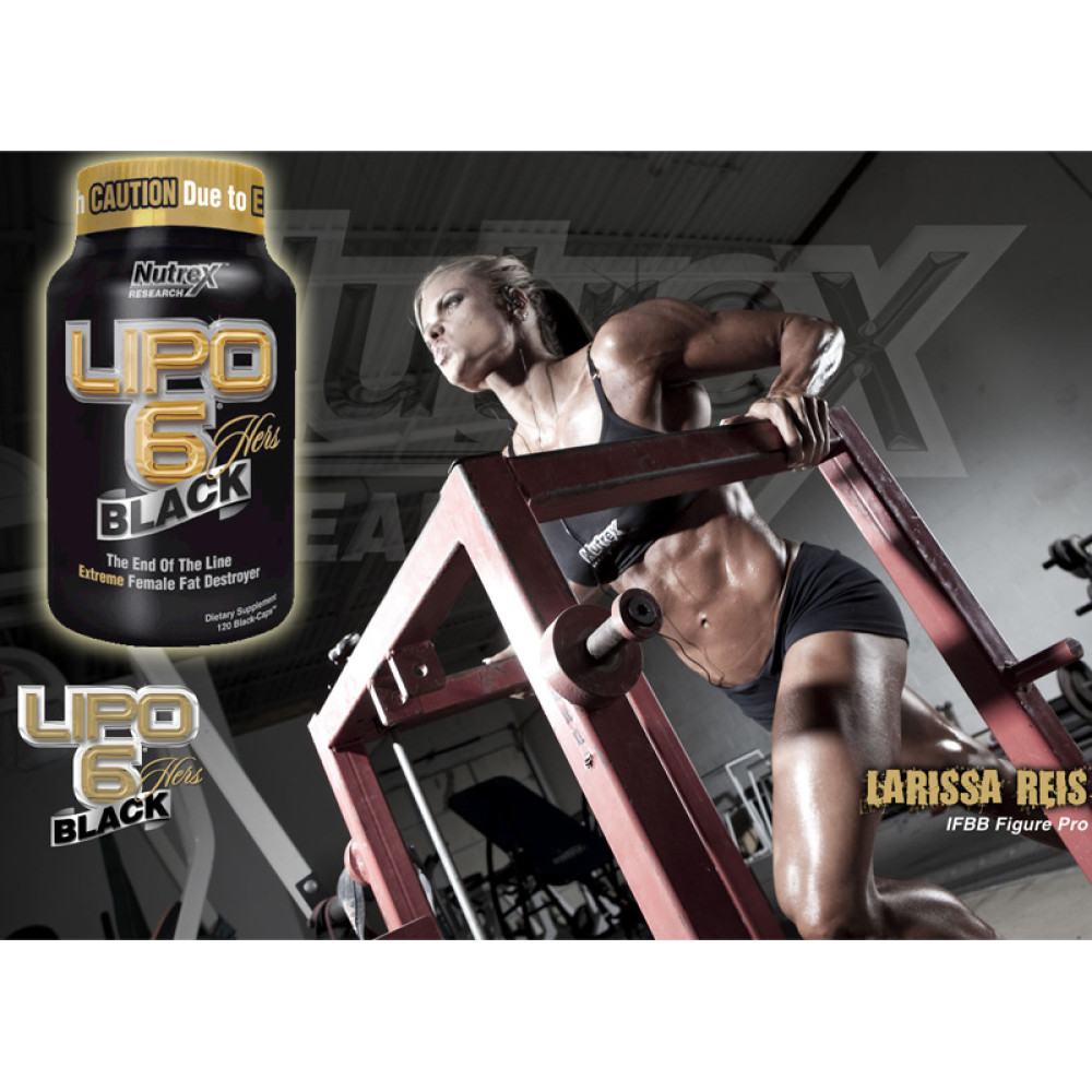 Nutrex Research Lipo 6 Black Hers, Жироспалювач