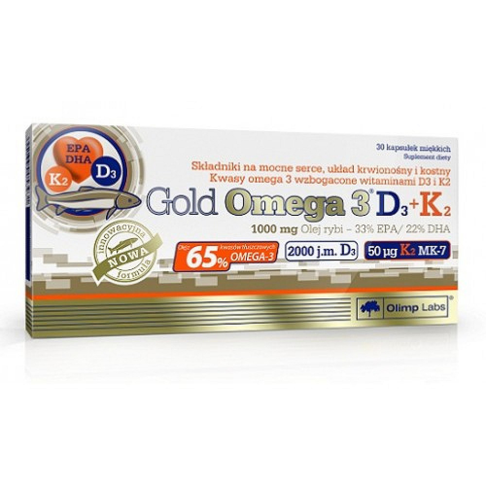 OLIMP Omega-3 65% D3 K2