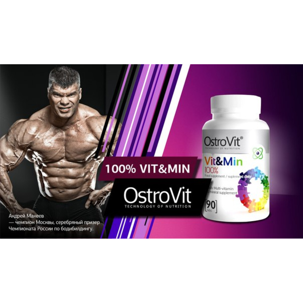 Ostrovit Vit & Min 100%, мультивітаміни