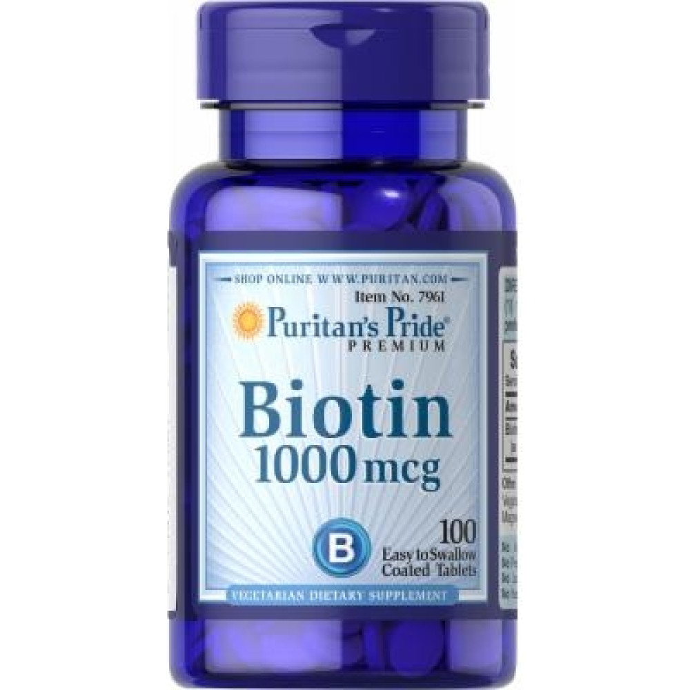 Puritan`s Pride Biotin 1000, Біотин