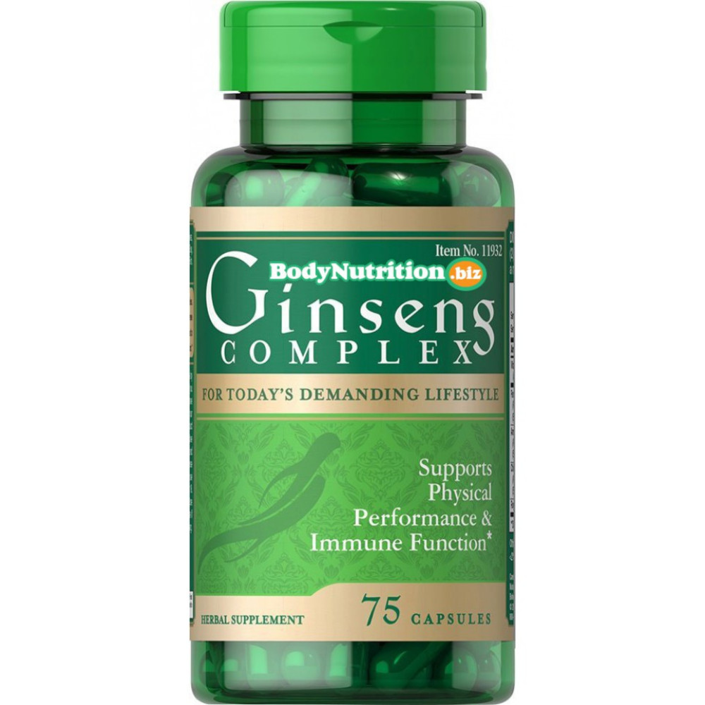 Puritan's Pride Ginseng, женьшень