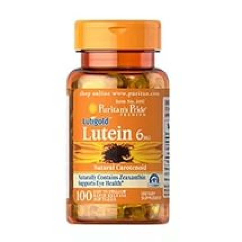 Puritan's Pride Lutein 6 mg with Zeaxanthin, лютеин