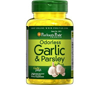 Puritan`s Pride, Odorless Garlic & Parsley 500 mg