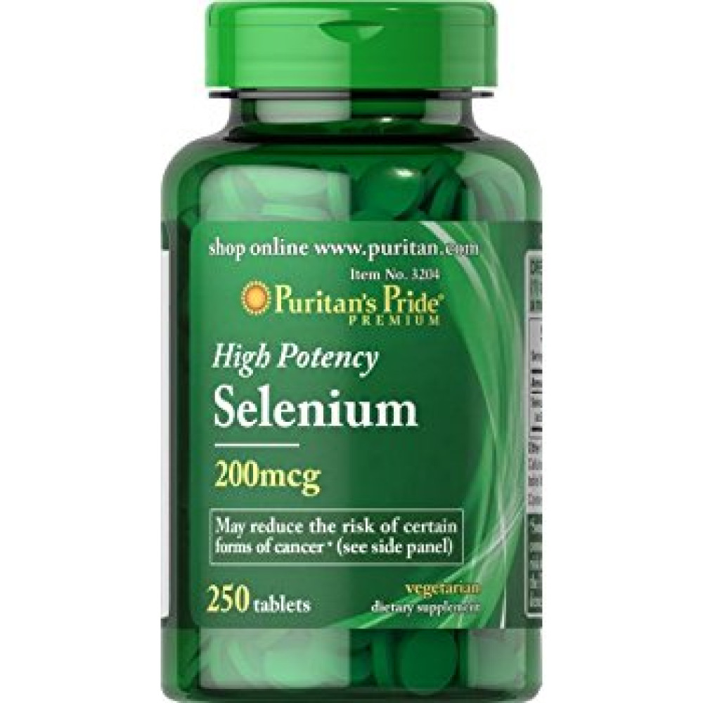 Puritan's Pride Selenium 200 mcg