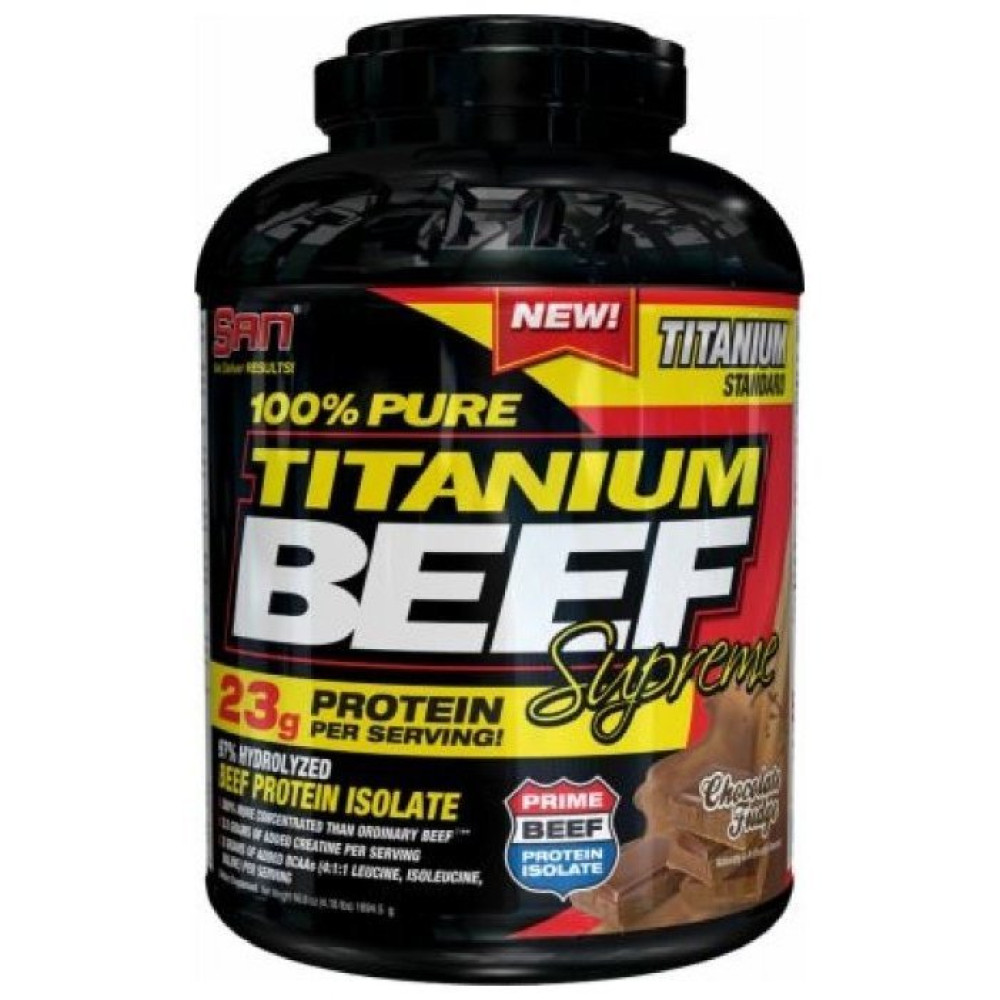 SAN 100% Pure Titanium Beef Supreme, яловичий протеїн