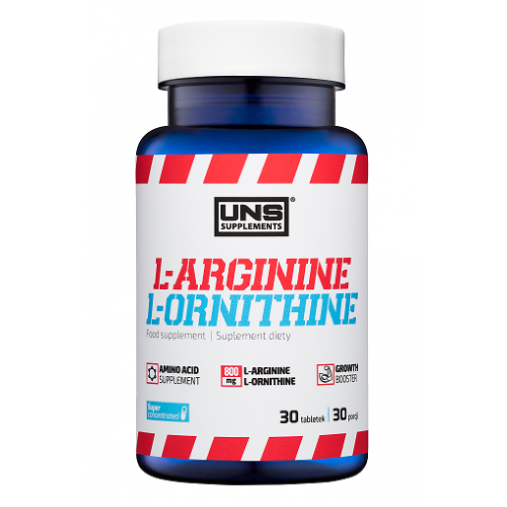 UNS L-Arginine та L-Ornithine, аргінін та орнітин