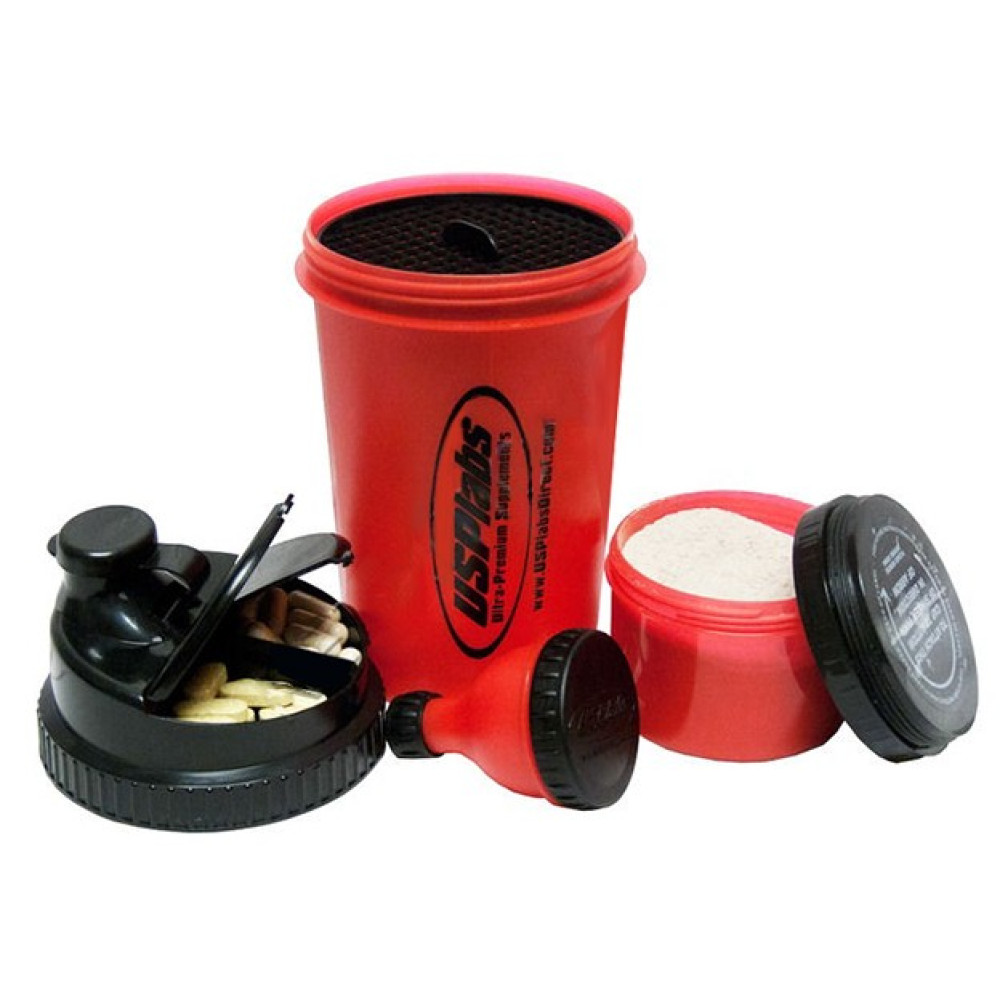 USP Labs 3 in 1 Shaker Cup & Fill-n-go Funnel, шейкер