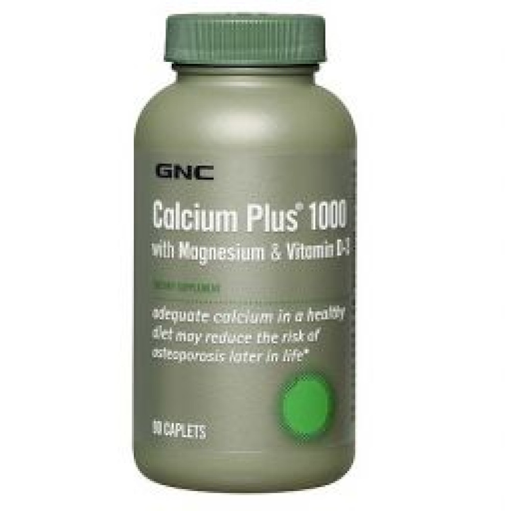 GNC Calcium Plus 1000 with Magnesium & Vitamin D-3