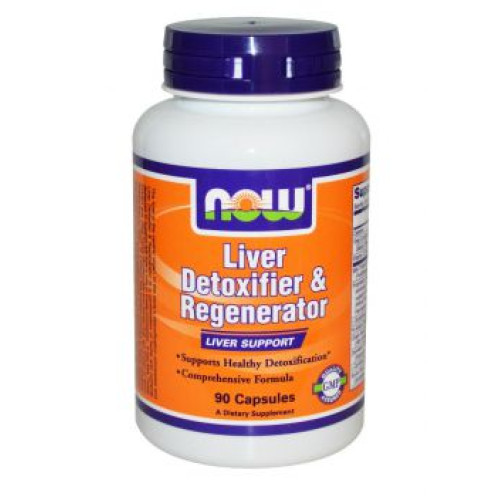 Фото NOW Liver Detoxifier & Regenerator, антиоксидант та імуномодулятор