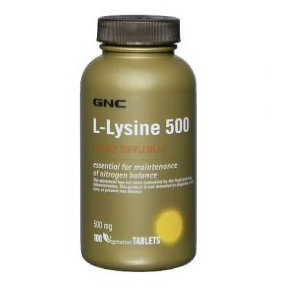 GNC L-Lysine 500, лізин