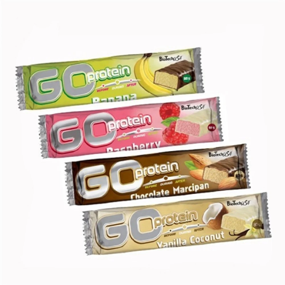 Biotech USA Go Protein Bar, протеїнові батончики