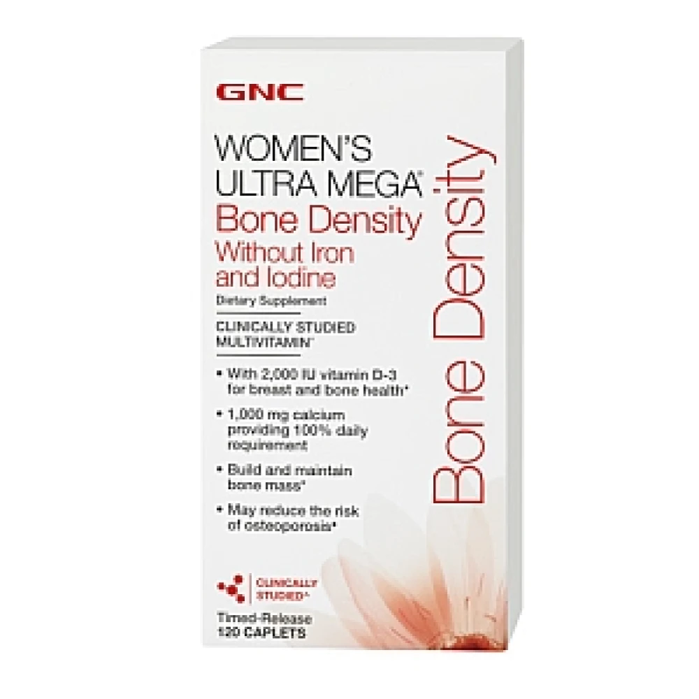 GNC Womens Ultra Mega Bone Density Without Iron and Iodine