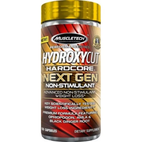 Фото Muscle Tech, Hydroxycut, Hardcore, Next Gen, Non-Stimulant, жиросжигатель