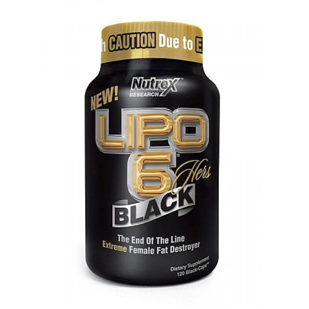 Nutrex Research Lipo 6 Black Hers, Жироспалювач