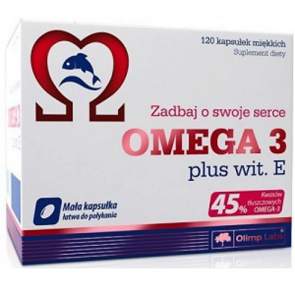 OLIMP Gold Omega-3 45% Vit E, риб'ячий жир