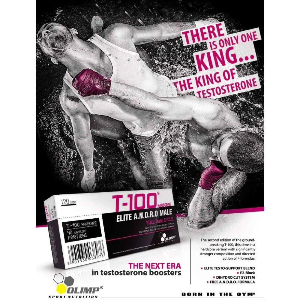 Olimp Labs T 100 Hardcore 120 капсул
