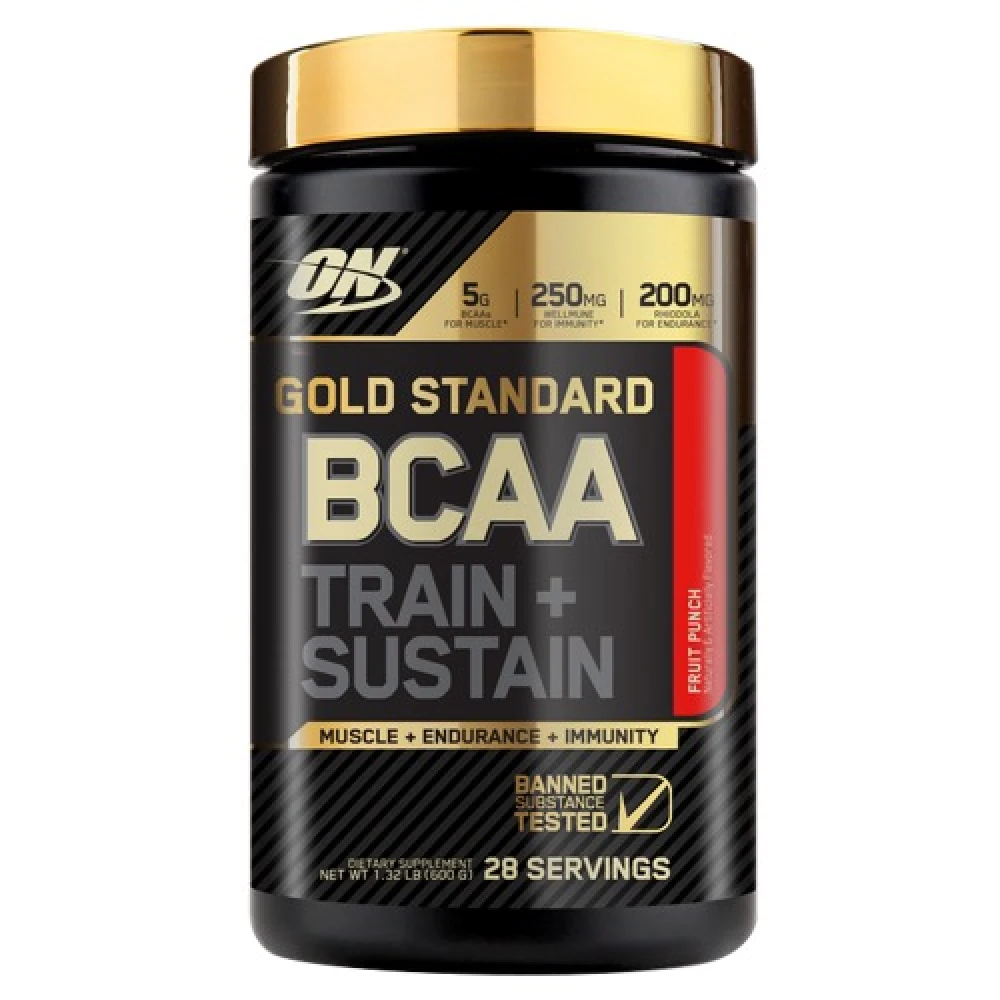 Optimum Nutrition BCAA Train+Sustain, амінокислоти