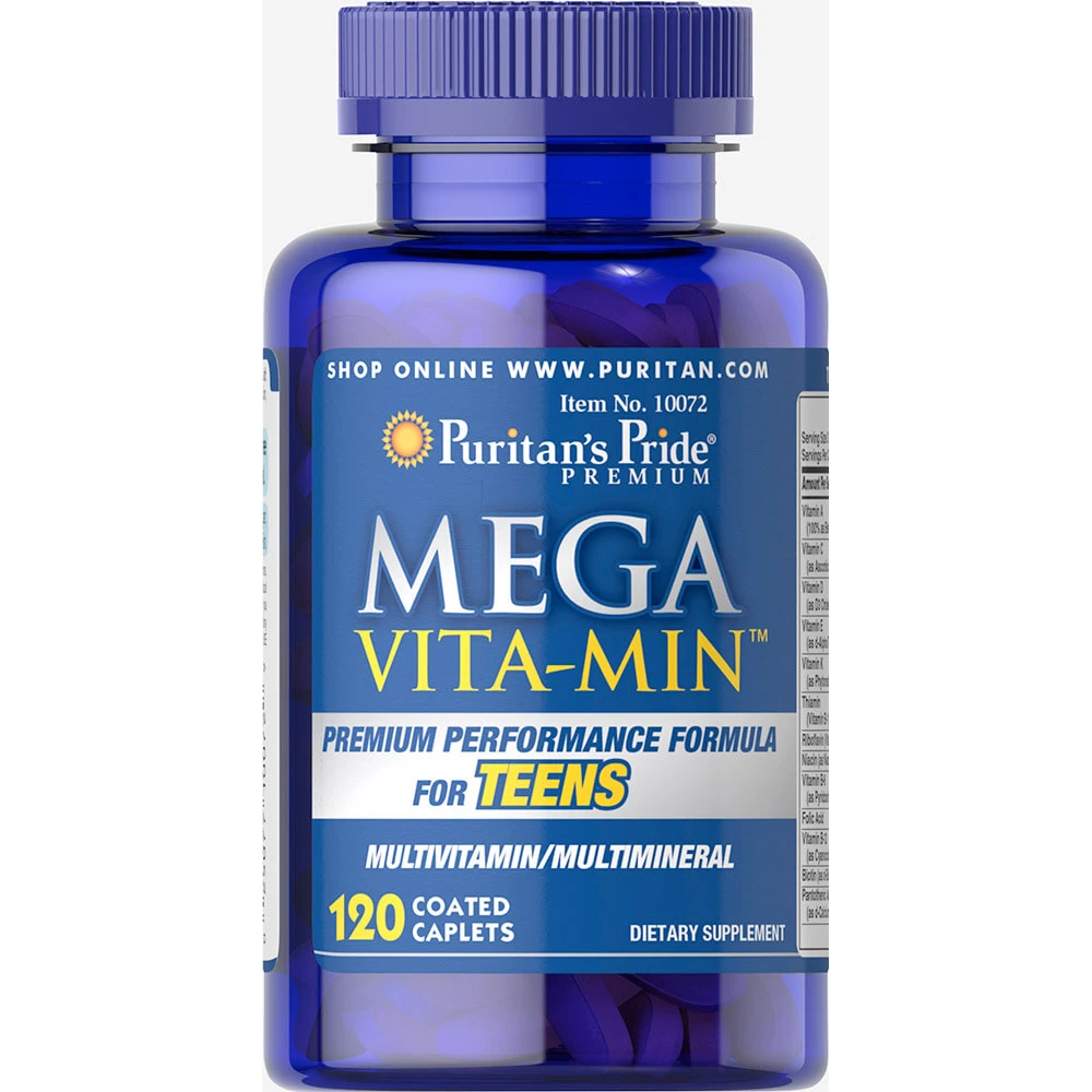 Puritans Pride Mega Vita Min Multivitamins for Teens