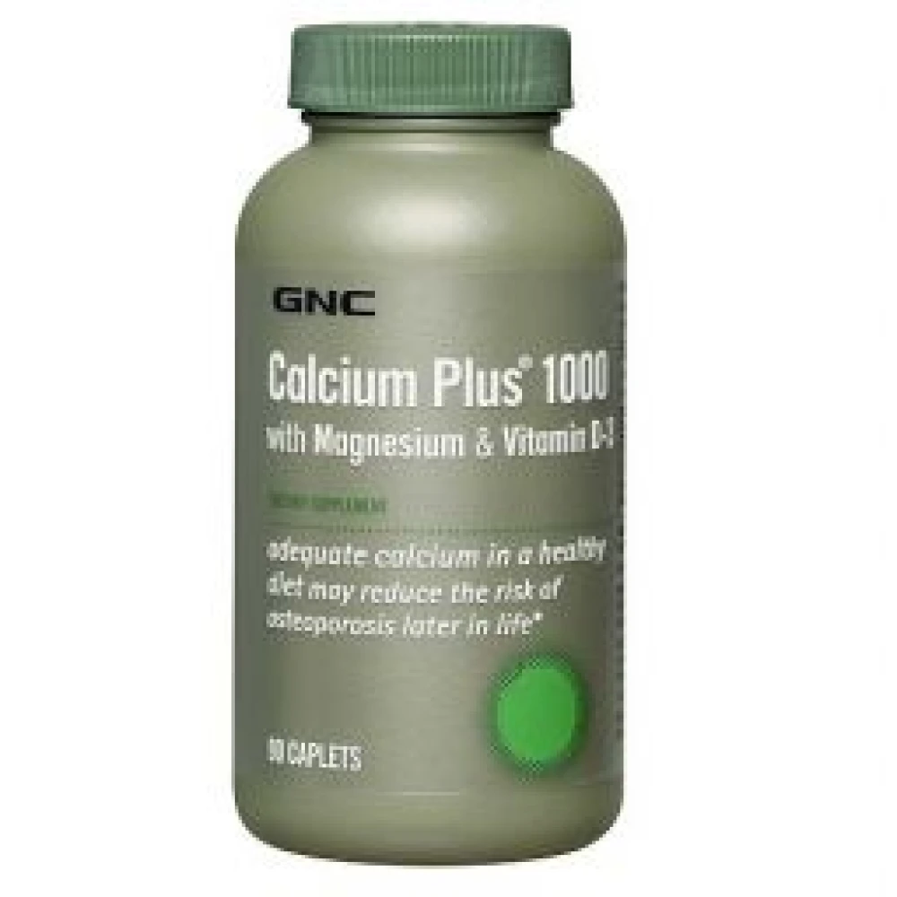 GNC Calcium Plus 1000 with Magnesium & Vitamin D-3