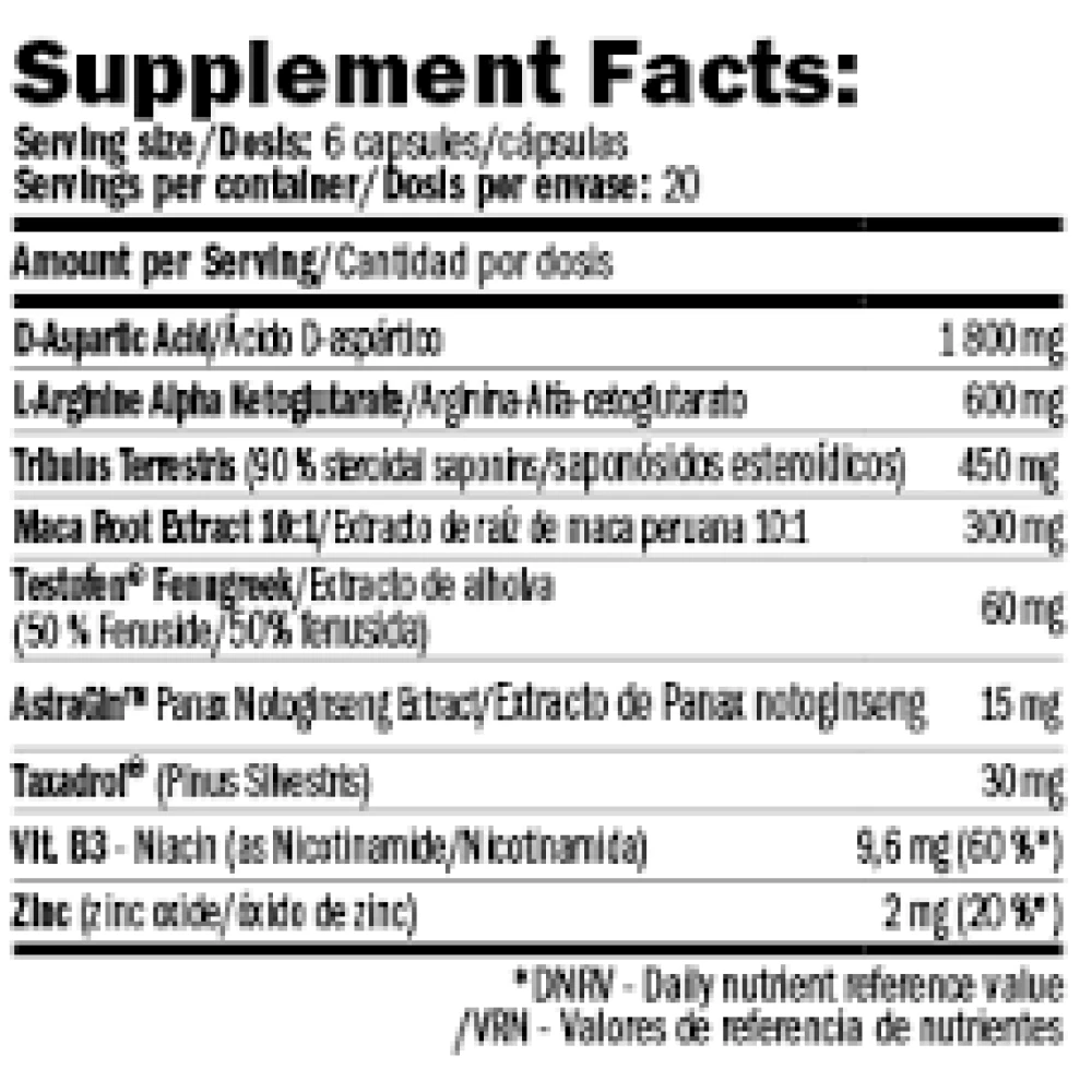 Amix TestoXT Booster, 120 капсул