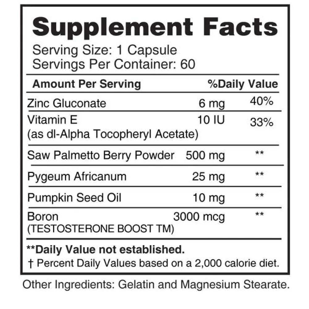 Earths Creation Prostate Plus Saw Palmetto