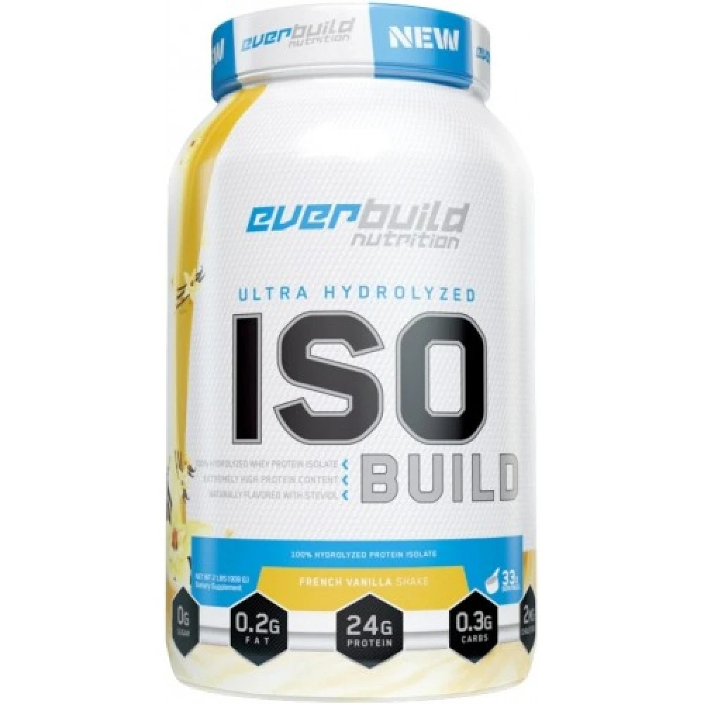 Everbuild Ultra Hydrolyzed Iso Build 908 грамм, Vanilla (ваниль)
