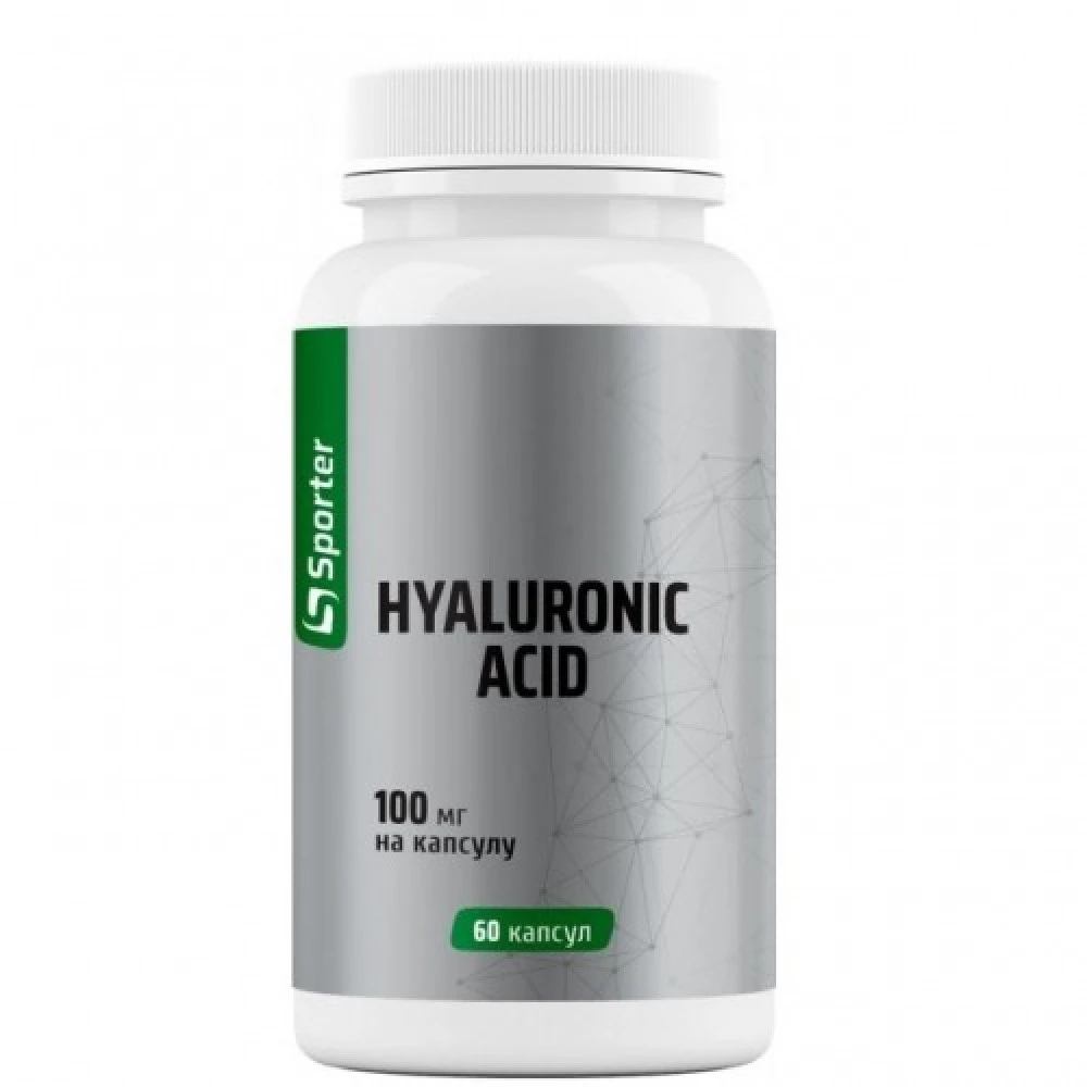 Sporter Hyaluronic Acid 100 мг 60 капсул