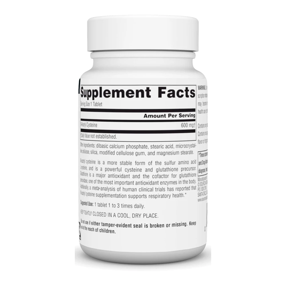 Source Naturals N-Acetyl Cysteine 1000 mg