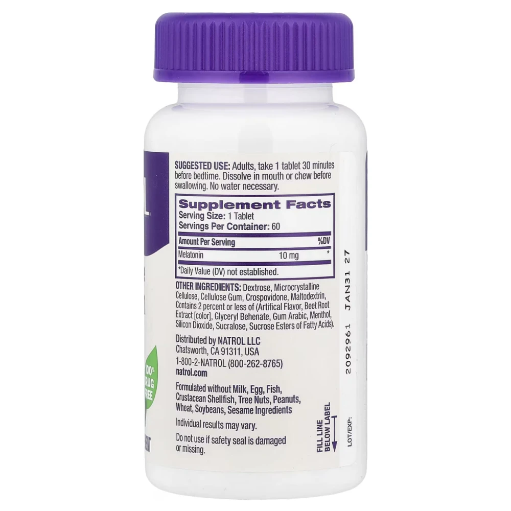 Natrol Melatonin 10 Fast Dissolve