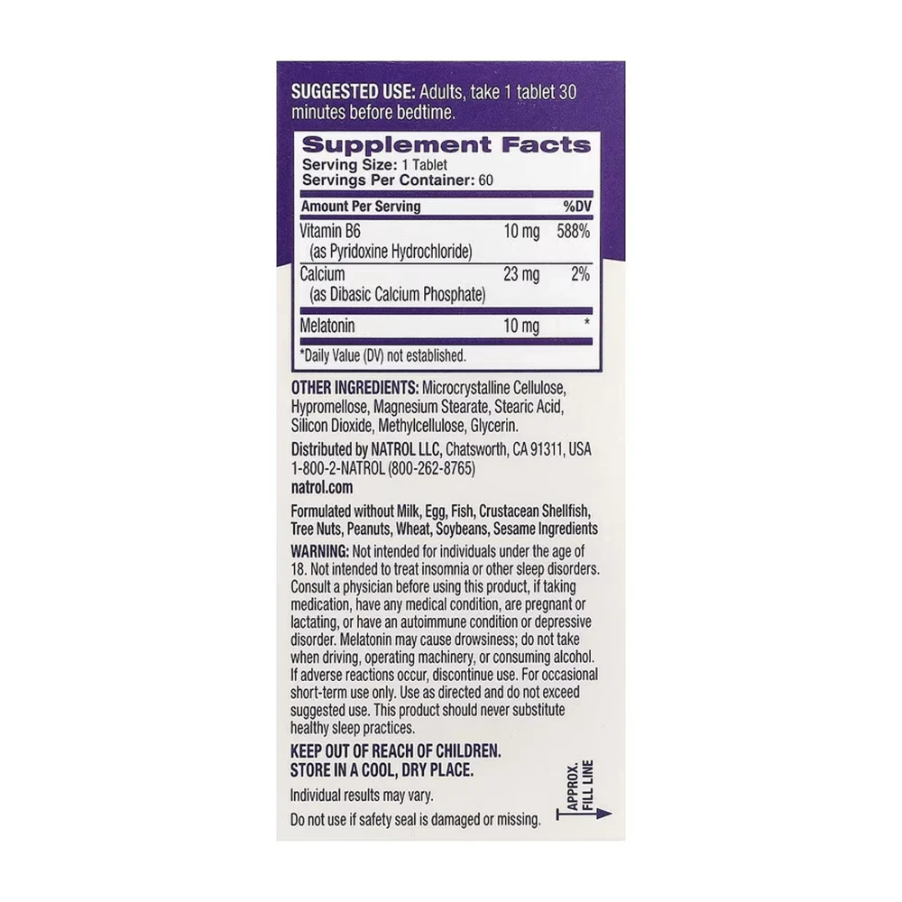 Natrol Melatonin 10 Time Release