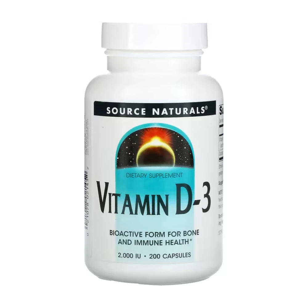 Source Naturals Vitamin D-3 2000 IU