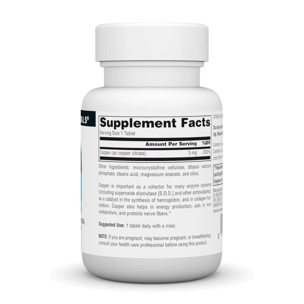 Source Naturals Copper 3mg