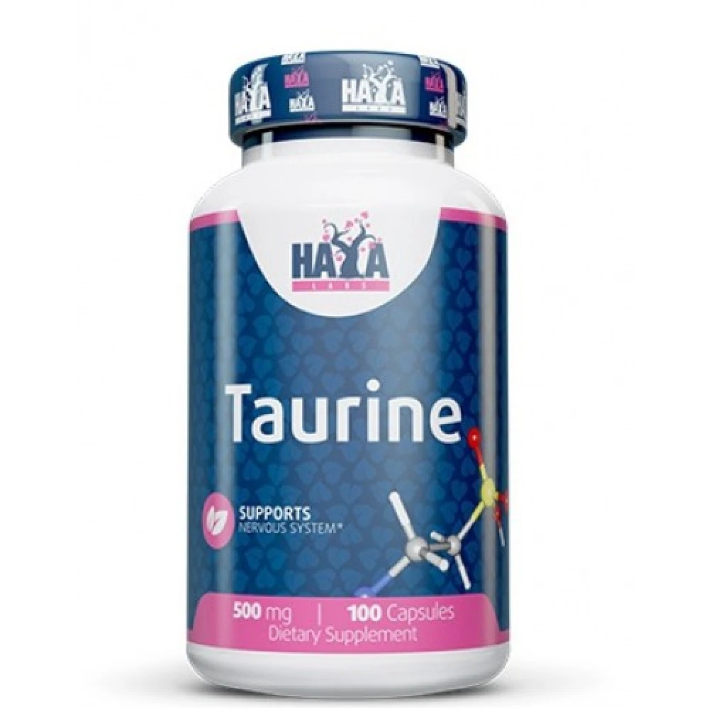 Haya Labs Taurine 500 мг 100 капсул