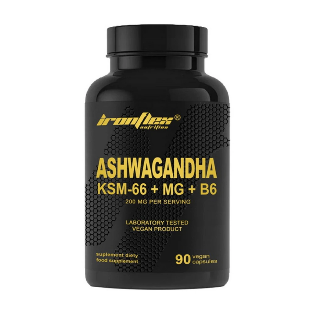 IronFlex Ashwagandha KSM-66+MG+B6 200 mg