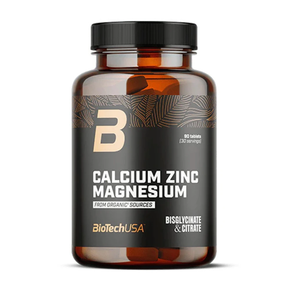 BioTech Calcium Zinc Magnesium Organic 90 таблеток