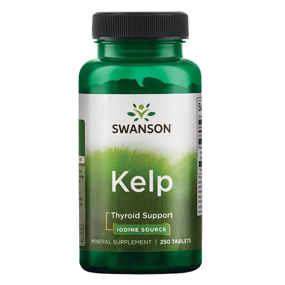 Swanson Kelp Iodine Source 225 mcg 250 таблеток
