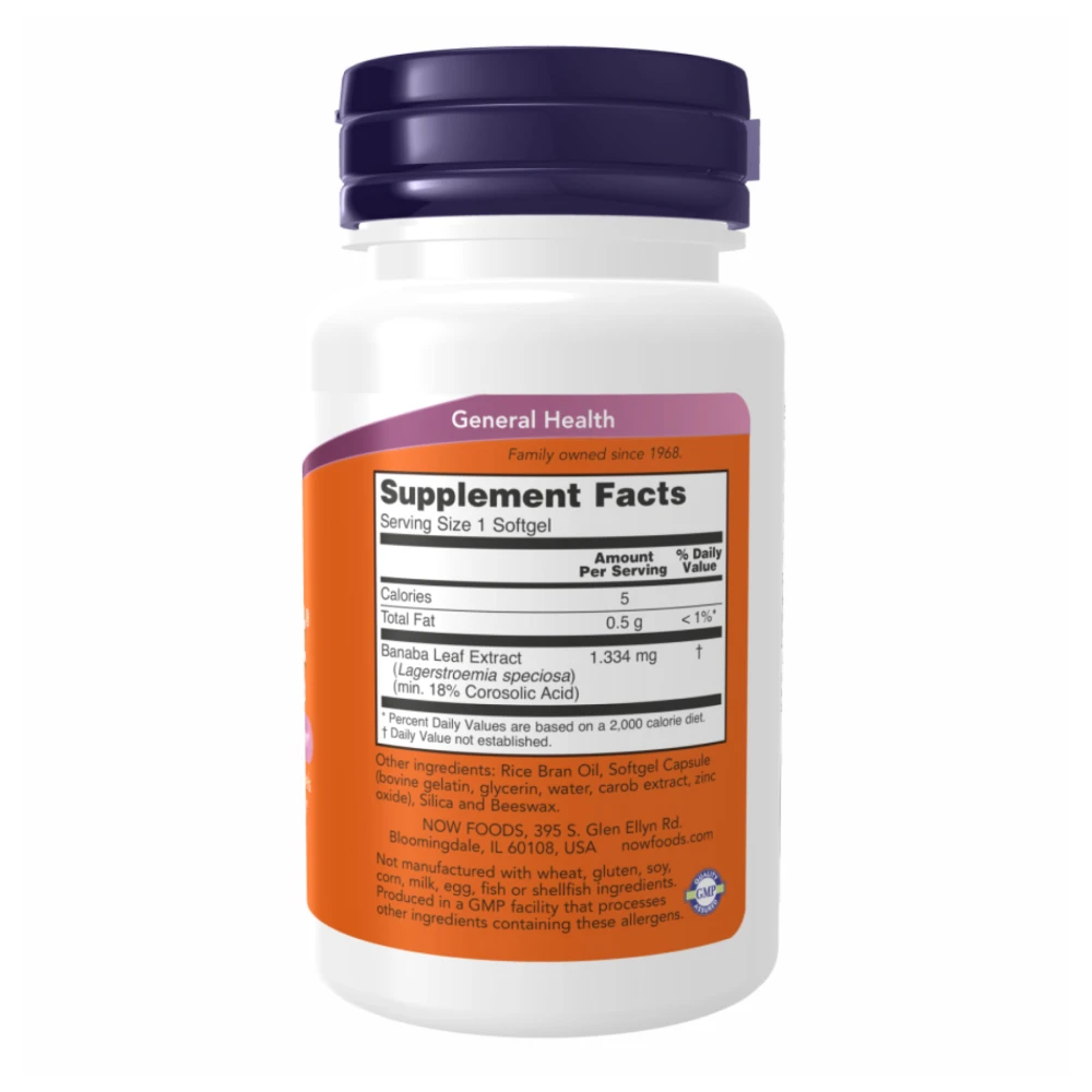 NOW Glucofit 60 капсул