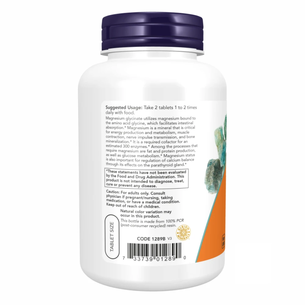 NOW Magnesium Glycinate Tablets
