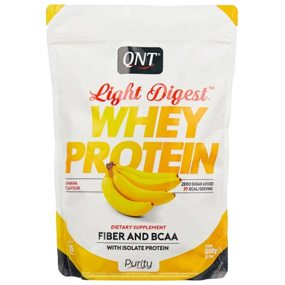 QNT Light Digest Whey Protein 500 грам, Salted caramel (солона карамель)