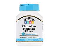 21 Century Chromium Picolinate 200 mcg