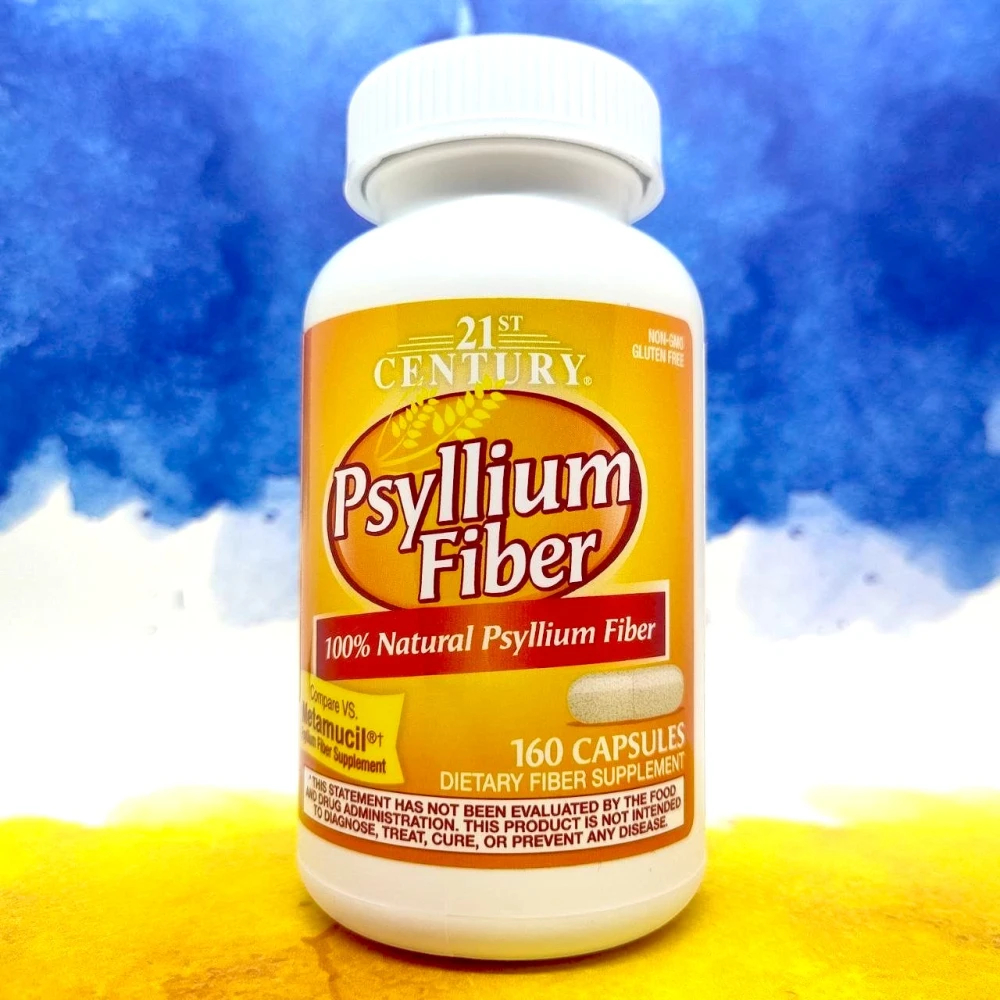 21 Century Psyllium Fiber 160 капсул