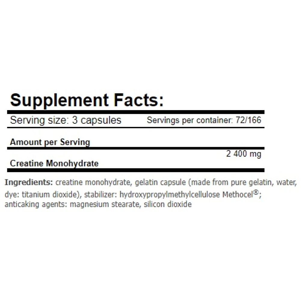 Amix Creatine Monohydrate capsules