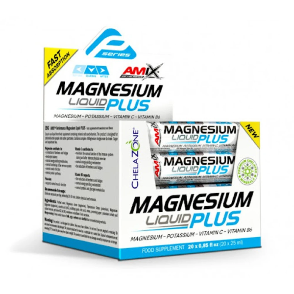 Amix Magnesium Liquid Plus - 20x25 мл
