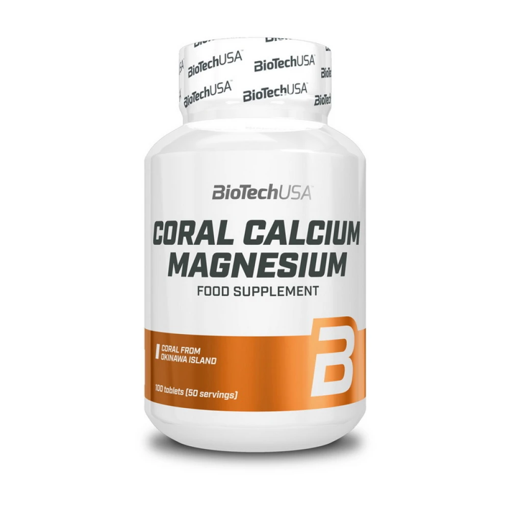 BioTech USA Coral Calcium Magnesium 100 таблеток